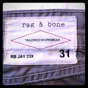 rag & bone RB JAY 23X skinny jean size 31